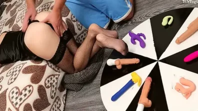 Big Toy Test. Stepsister Has Multiple Orgasms from my Wheel of Vibrators